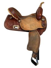 SOLD 2025/12/04 15 Inch Used TexTan Barrel Saddle
