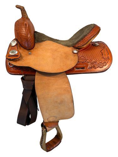 PRICE REDUCED!  15 Inch Used TexTan Barrel Saddle