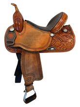 15 Inch Used TexTan Barrel Saddle