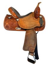 15 Inch Used TexTan Barrel Saddle