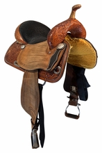 15 Inch Used TexTan Barrel Saddle