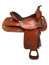 15 Inch Used TexTan Trail Saddle