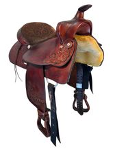 15 Inch Used TexTan Trail Saddle
