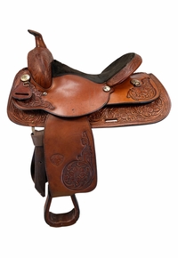 15 Inch Used TexTan Trail Saddle