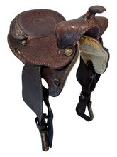 15 Inch Used TexTan Trail Saddle Medium Tree