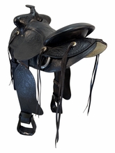 15 Inch Used TexTan Trail Saddle Medium Tree