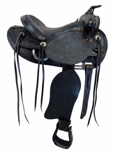 15 Inch Used TexTan Trail Saddle Medium Tree