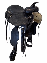 15 Inch Used TexTan Trail Saddle Medium Tree