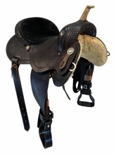 SOLD 2026/08/07 15 Inch Used Triple Creek Barrel Saddle Wide Tree