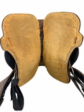 HOLD 2026/07/10j  15 Inch Used Whinniewear Barrel Saddle Medium Tree