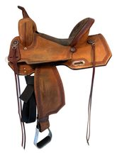15 Inch Used High Horse by Circle Y Lindale Barrel Saddle 6228 Wide Tree