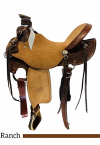 15" to 16" Billy Cook QH Wade Ranch Saddle 2293