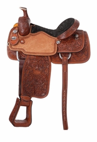 15" to 16" Silver Royal Rising Star Calf Roper Saddle 300