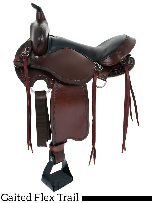 16" to 17" Big Horn Custom Gaited Light Flex Tree Trail Saddle 815