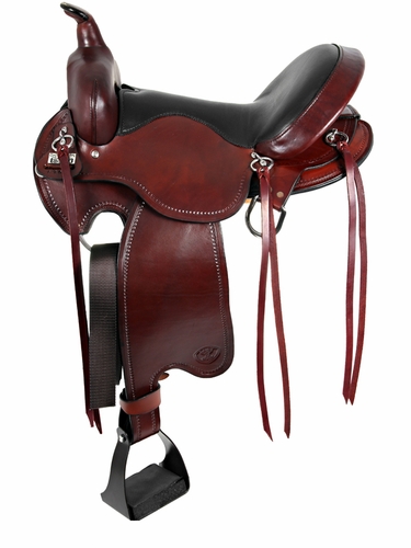 15" to 17" Big Horn Custom Light Flex Tree Trail Saddle 810 811