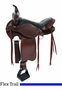 15" to 17" Big Horn Custom Light Flex Tree Trail Saddle 813 814