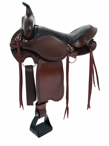 15" to 17" Big Horn Custom Light Flex Tree Trail Saddle 813 814