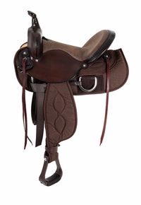 15" to 17" Big Horn Lady Light Weight Flex Trail Saddle 323