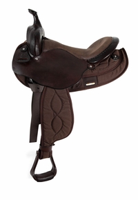 15" to 17" Big Horn Light Weight Haflinger Saddle 286