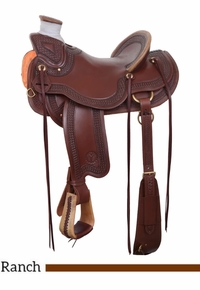 15" to 17" Circle Y Elko Ranch Saddle 1343