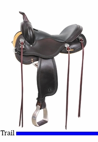 15" to 17" Circle Y Gillette Trail Saddle 2615 w/Free Pad