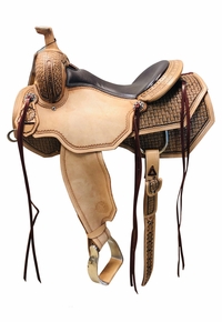 15" to 17" Circle Y XP Hamilton Ranch Cutter Saddle 2542