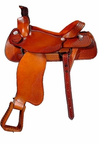 15" to 17" Dakota FQHB Roper Saddle 501