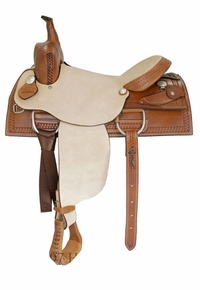 15" to 17" Dakota Hard Seat Cutter Saddle 110