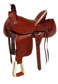 15" to 17" Dakota Hard Seat Ranch A-Fork Saddle 209af