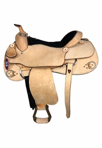 15" to 17" HR Hud Roberts Training Saddle 58