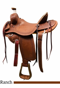 15" to 17" HR Hud Roberts Will James Ranch Saddle 62