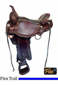 15" to 18" Circle Y Sheridan Flex2 Trail Saddle 1572