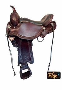 15" to 18" Circle Y Sheridan Flex2 Trail Saddle 1572