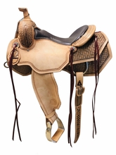 15" to 17" Circle Y XP Hamilton Ranch Cutter Saddle 2542