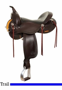 SOLD 2025/03/04 15in Circle Y Green Valley Trail Saddle 2613 SAVE $247 CLEARANCE