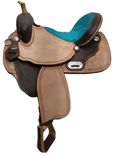 15inch DP Saddlery Barrel Saddle M1580-8520