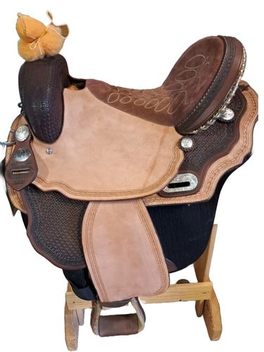 15inch DP Saddlery Barrel Saddle Saddle M1579-7440