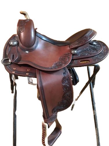 15inch DP Saddlery Flex Fit Vario Adjustable Tree 1330 - Bartmann Special Saddle 4833