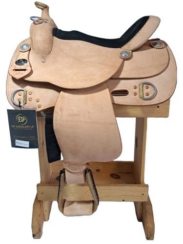 15inch DP Saddlery Trainer Roughout Plain Saddle 2206-6951