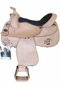 15inch DP Saddlery Trainer Roughout Saddle 2206PL-3877