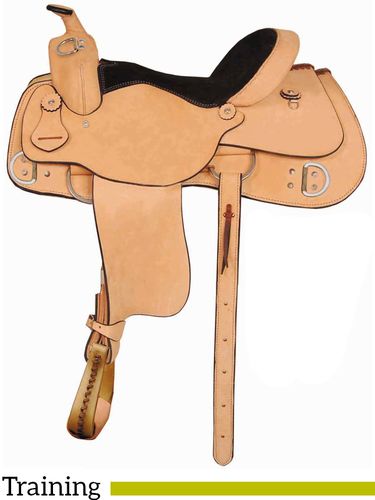 16" 17" American Saddlery AJ Trainer Saddle 1986