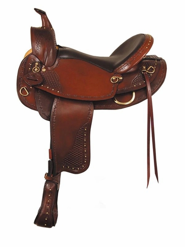 16" 17" Big Horn Texas Best Hill Country Trail III Saddle, Gaited 938G