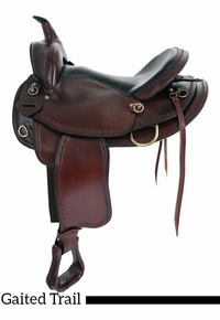 16" 17" Big Horn Texas Best Hill Country Trail II Saddle, Gaited 940G