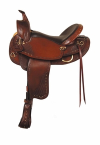 16" 17" Big Horn Texas Best Hill Country Trail III Saddle, Gaited 938G