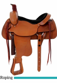 16" 17" Dakota FQHB Roping Saddle 501-c