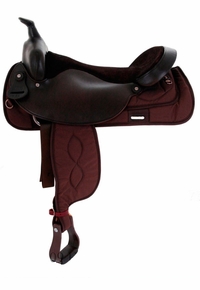 16"-19" Big Horn Synthetic Trail Saddle 256