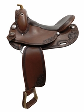 16.5inch DP Saddlery Flex Fit Vario Adj Bartmann Training Saddle 9115