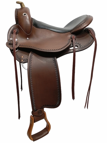 16.5inch DP Saddlery Flex Fit Vario Adjustable Tree 1028 - Canyon Saddle 9116