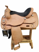 16.5inch DP Saddlery Trainer Roughout Plain Saddle 2206-6749