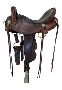 16.5Inch Used Allegany Gaited Endurance Saddle Wide Tree